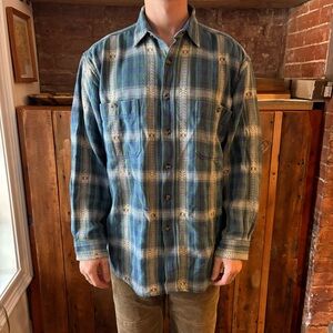 Vintage Van Heusen Flannel Button Down Shirt